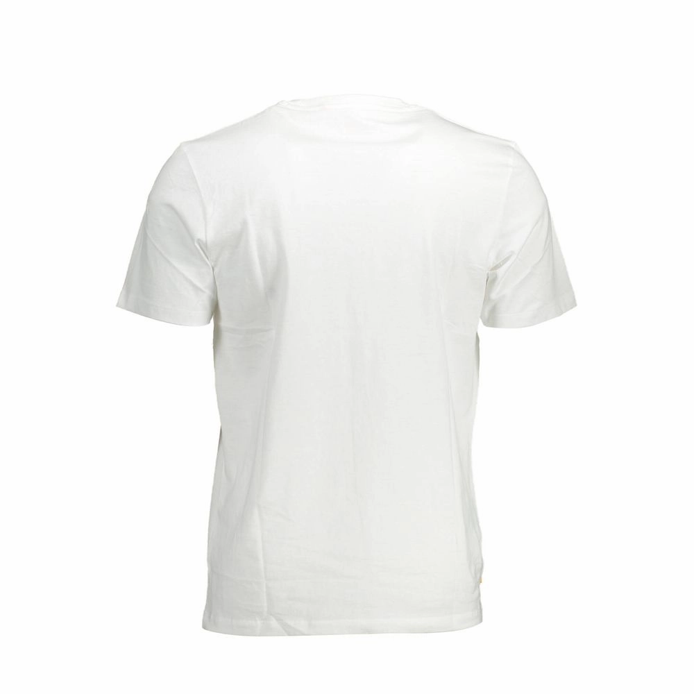 T Shirts With Photos Timberland White Cotton Men T-Shirt