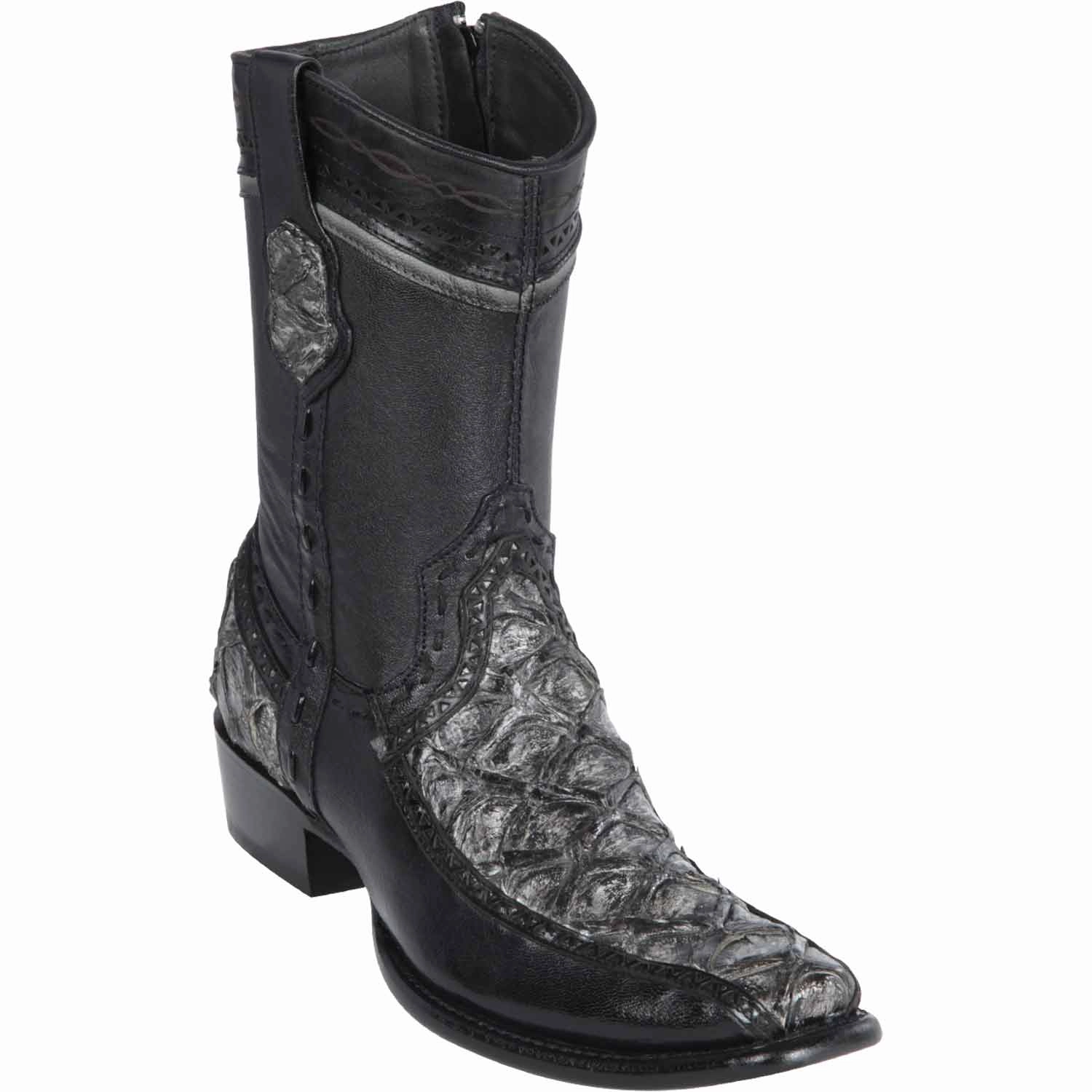 Men's Wild West Monster Fish with Deer Dubai Toe Short Boots 279BF10-B
