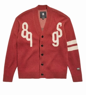 G-Star Raw Men's Holiday 89 GS Loose Knitted Cardigan Custom Sweatshirts Near Me