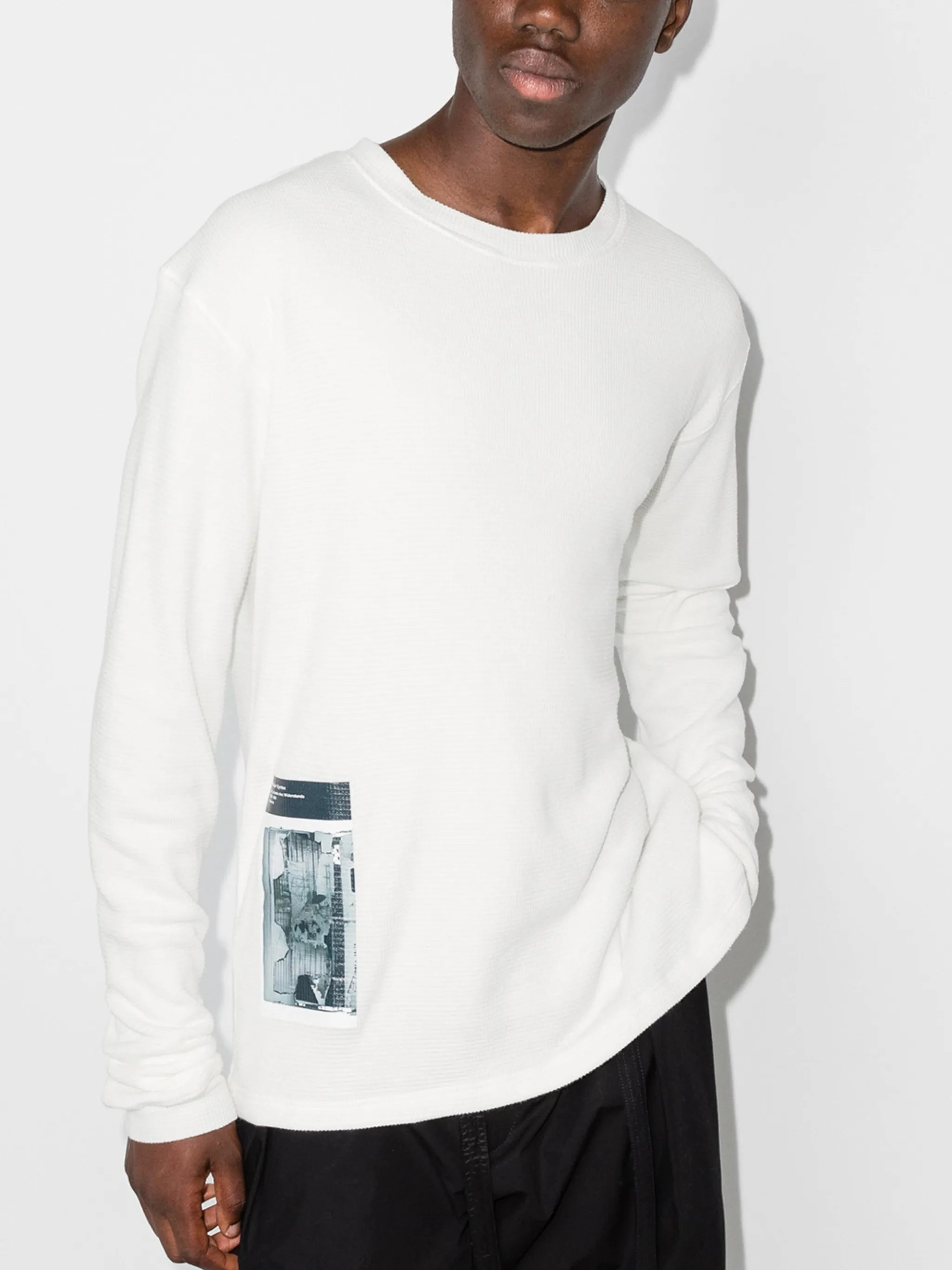 Draw Cross Discipline long-sleeve T-shirt Best Crew Neck T Shirts