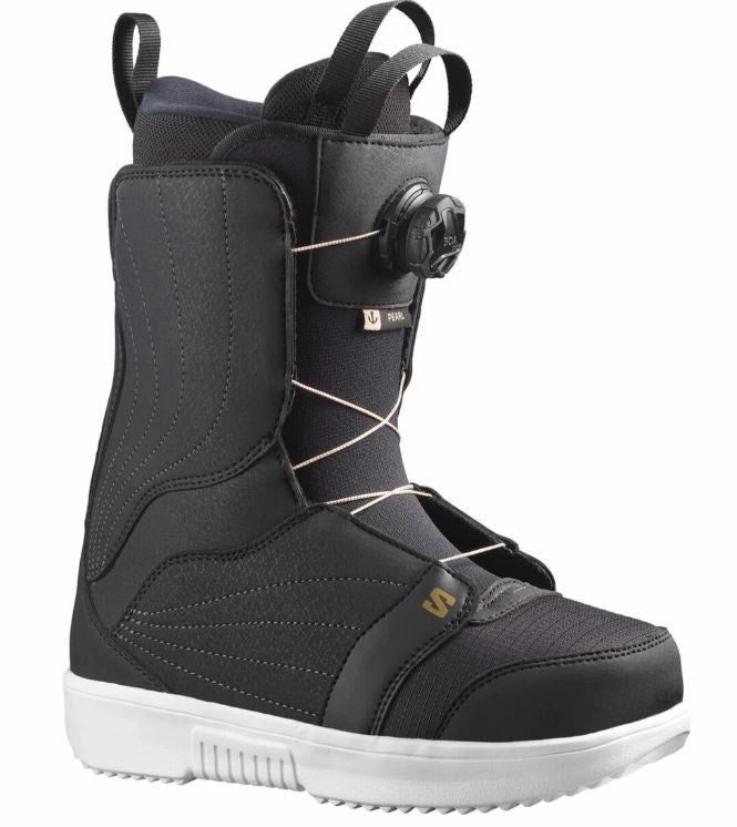 Heels Boots Salomon Pearl BOA Women's Snowboard Boot 2024 - Black
