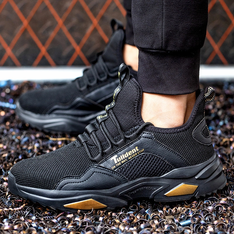 Tulldent Work Safety Shoes Anti-Smashing Steel Toe D Series 067 Best Quality Leather Work Boots