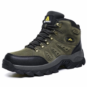 Steel Toe Boots For Hiking Montana Mountains Men's Hiking Boots - Green