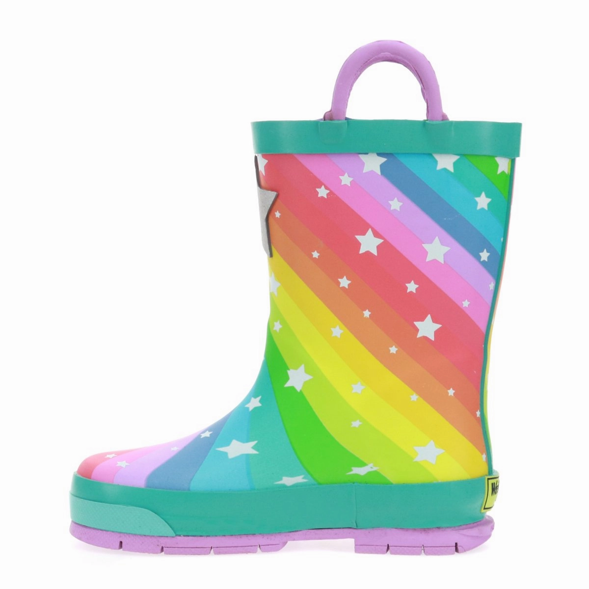 Western Chief Kidss Superstar Rainboot Plastic Waterproof Shoe Covers