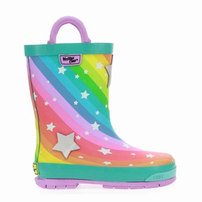 Western Chief Kidss Superstar Rainboot Waterproof Hiker Shoes