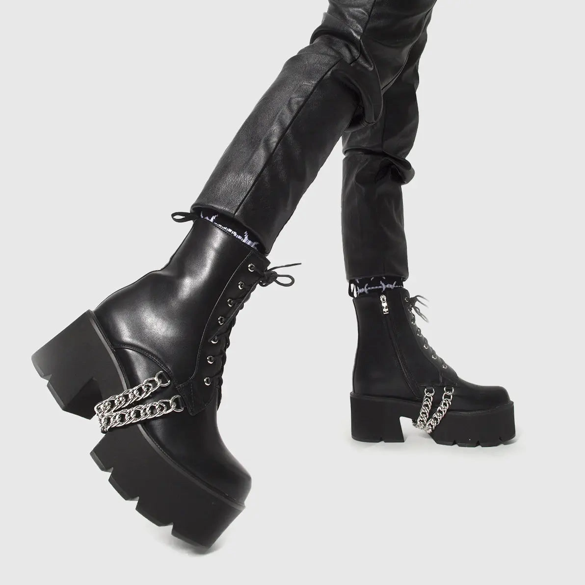 Trapped Chunky Platform Ankle Boots Gore Tex Ankle Boots