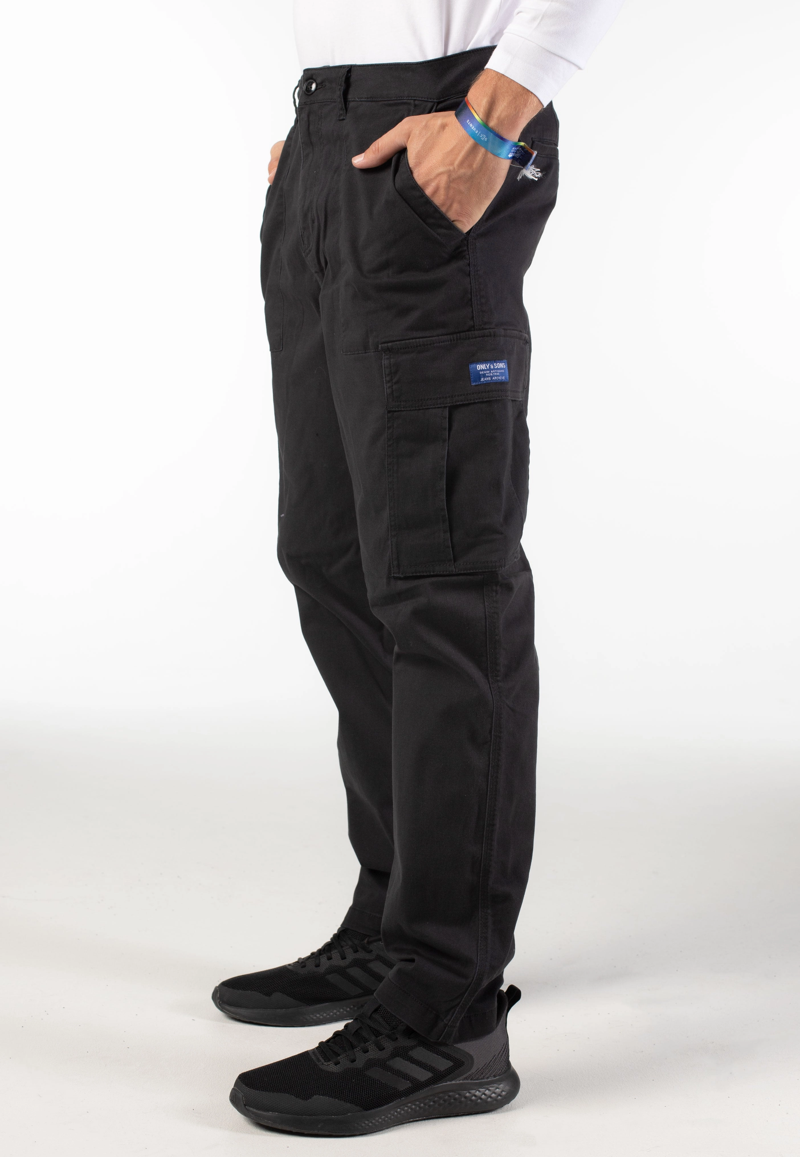 Athleta Hybrid Cargo Pants Only & Sons - Wills 0341 Tapered  Jet Black - Pants