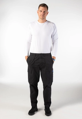 Pacsun Performance Cargo Pants Only & Sons - Wills 0341 Tapered  Jet Black - Pants