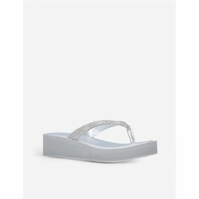 Kids Flip Flops Aldo Yberani Embellished Rubber Wedge Flip-flops