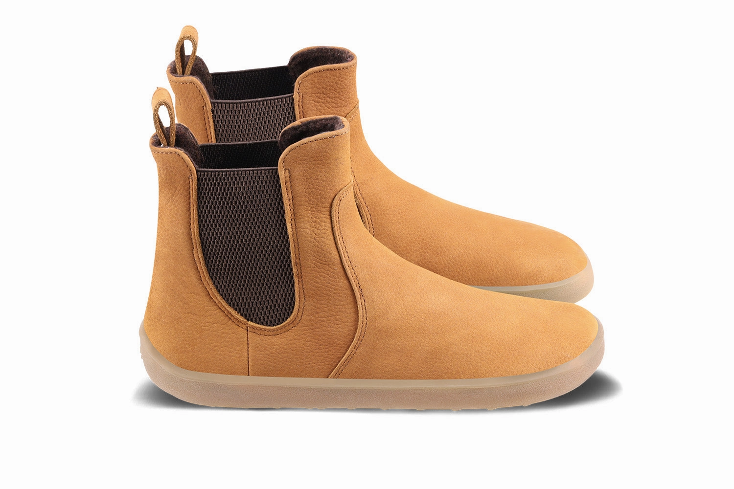 Chelsea Boots Round Barefoot Boots Be Lenka Entice Neo - Cinnamon Brown