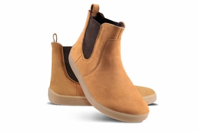 Non Slip Chelsea Boots Barefoot Boots Be Lenka Entice Neo - Cinnamon Brown