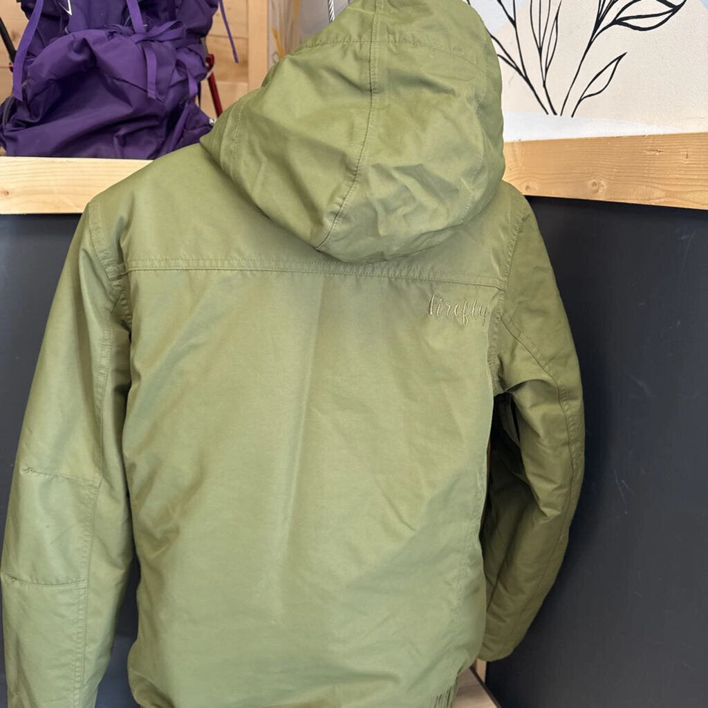 Leather Polo Jackets Firefly - Women's Insulated Winter Jacket : Green-women-LG