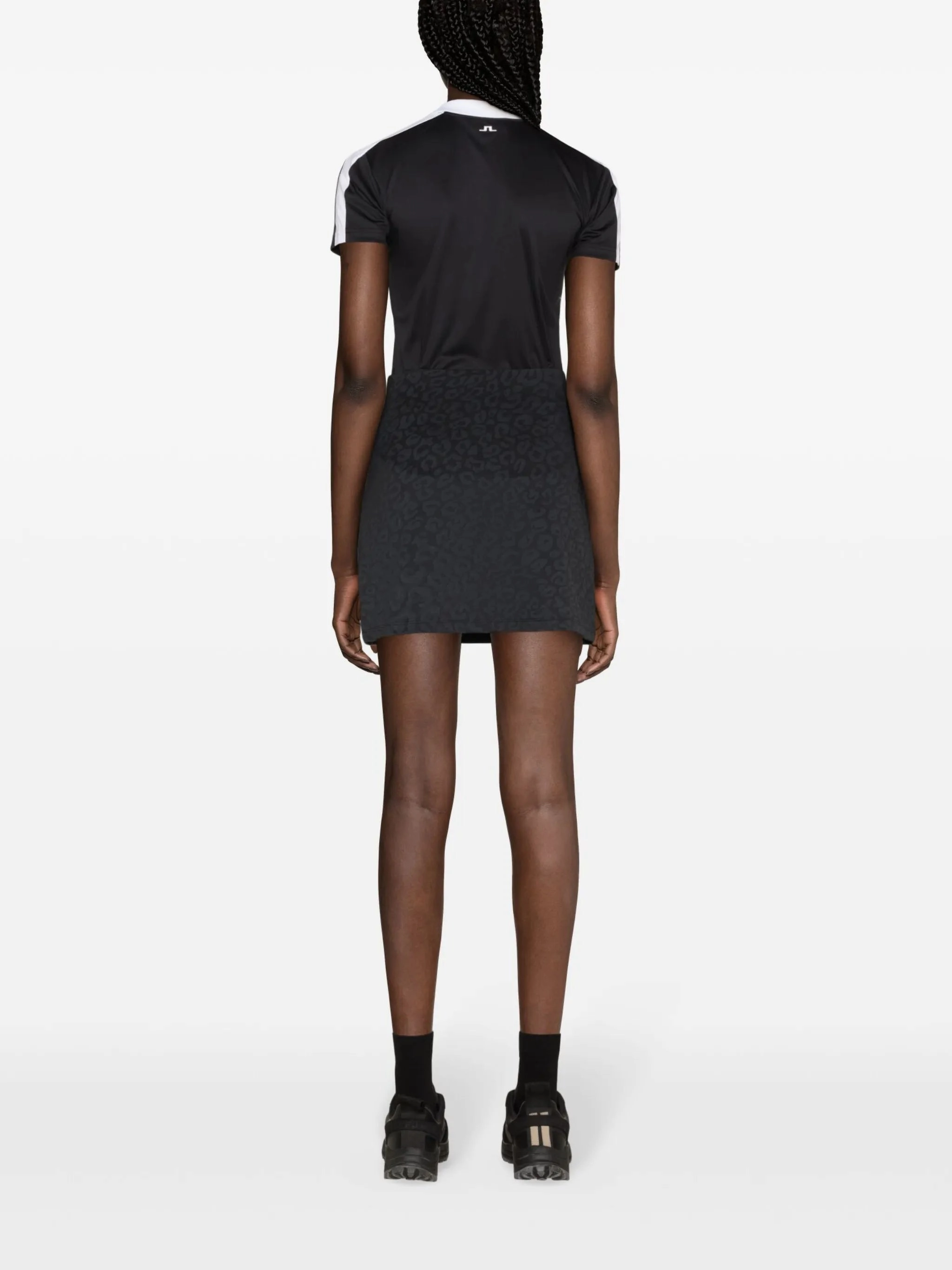 Denise leopard-print performance skirt Business Cocktail Dress