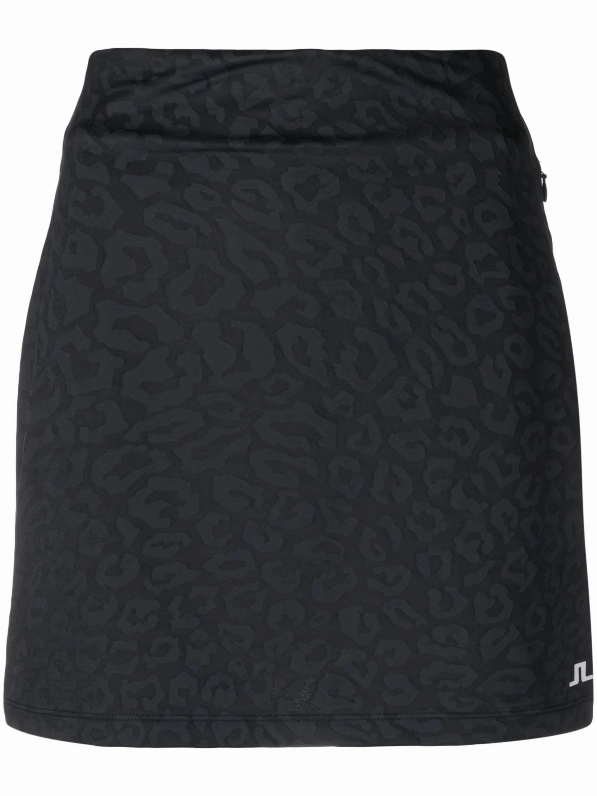 Denise leopard-print performance skirt Dress With Silver