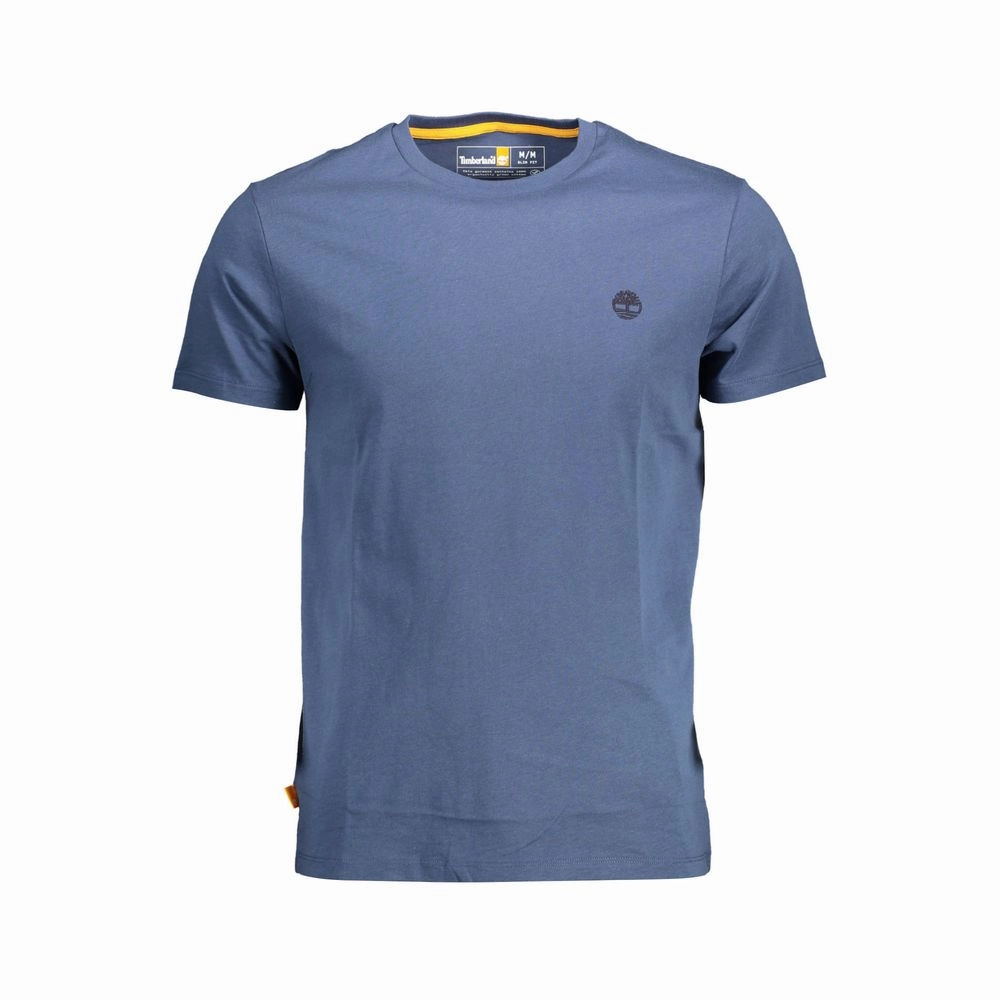 Timberland Blue Organic Cotton Men T-Shirt Manly T Shirts