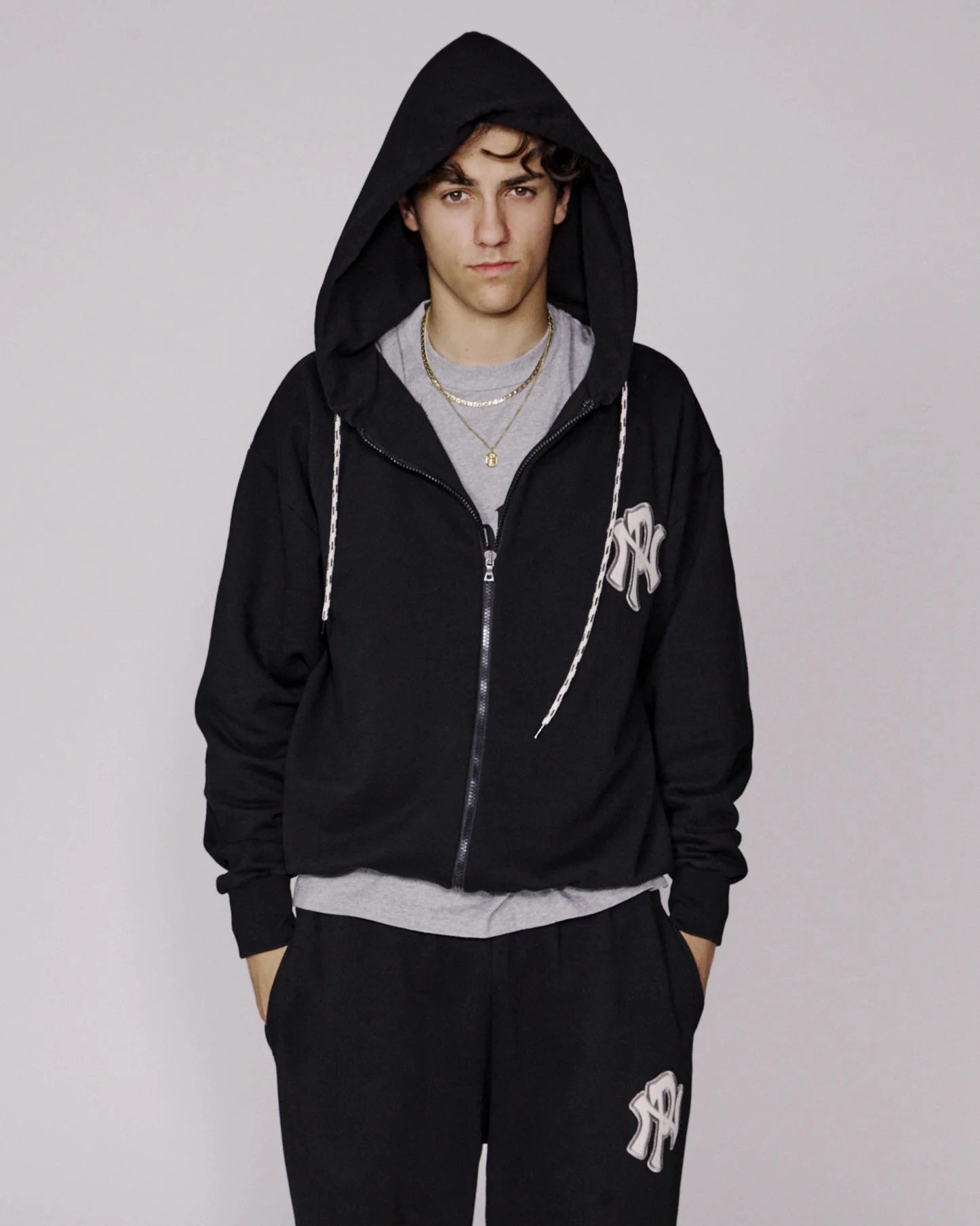 NYP Zip Hoodie / no problemo / black Cna Sweatshirts