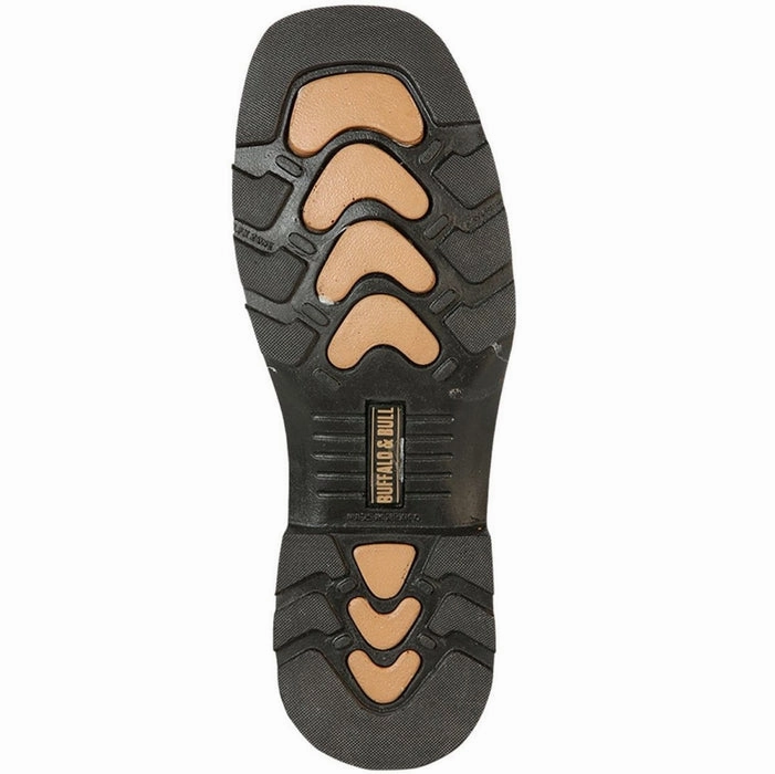 Air Compression Boots Botas de Trabajo de Cuero Original Horma Rodeo Color Cafe GEN