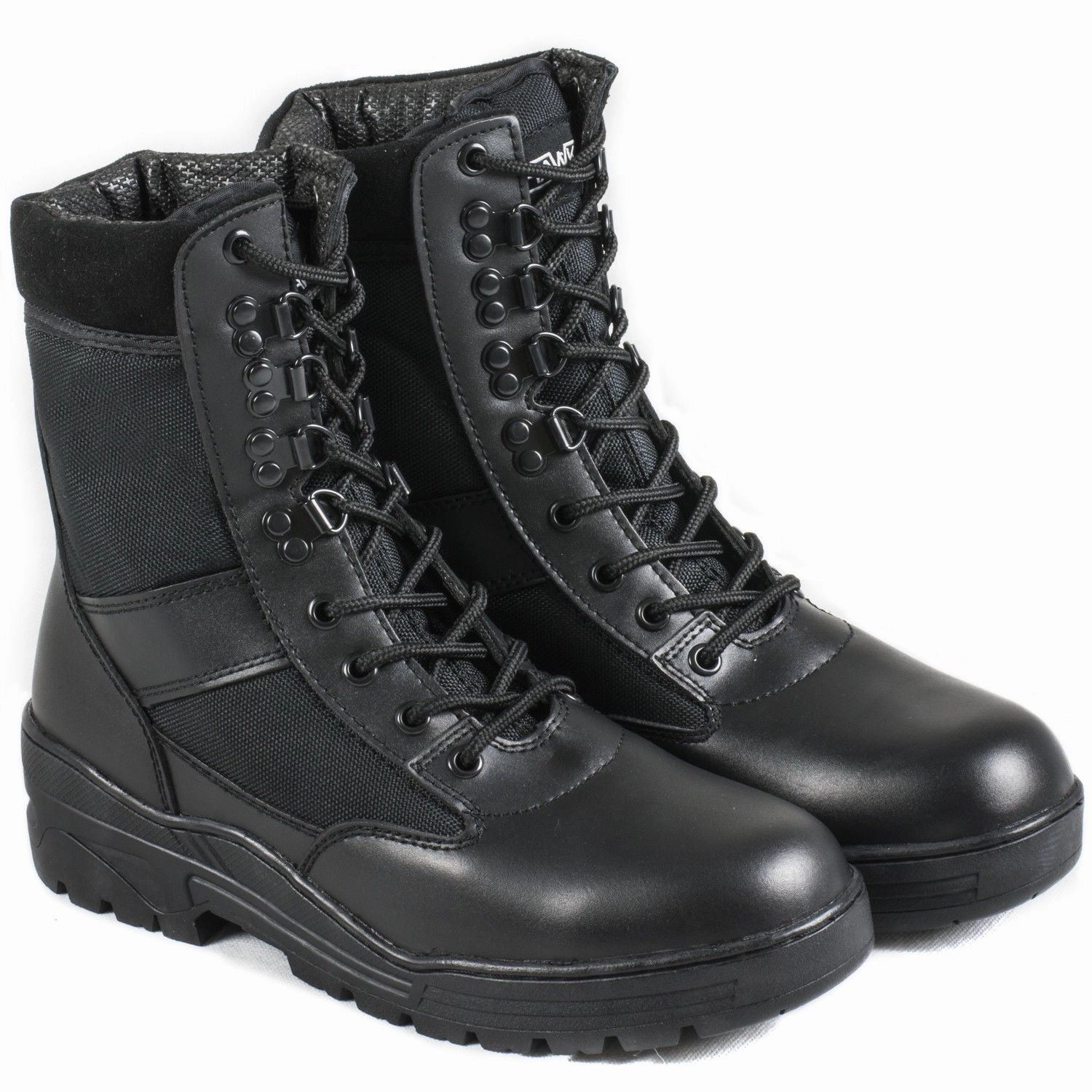 Rocawear Hiking Boots Nitehawk Army/Military Patrol Black Leather Combat Boots Outdoor Cadet Security