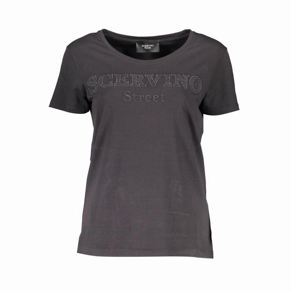 Awesome Christian T Shirts Scervino Street Black Cotton Women T-Shirt