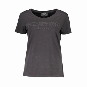 90th Birthday T Shirts Scervino Street Black Cotton Women T-Shirt