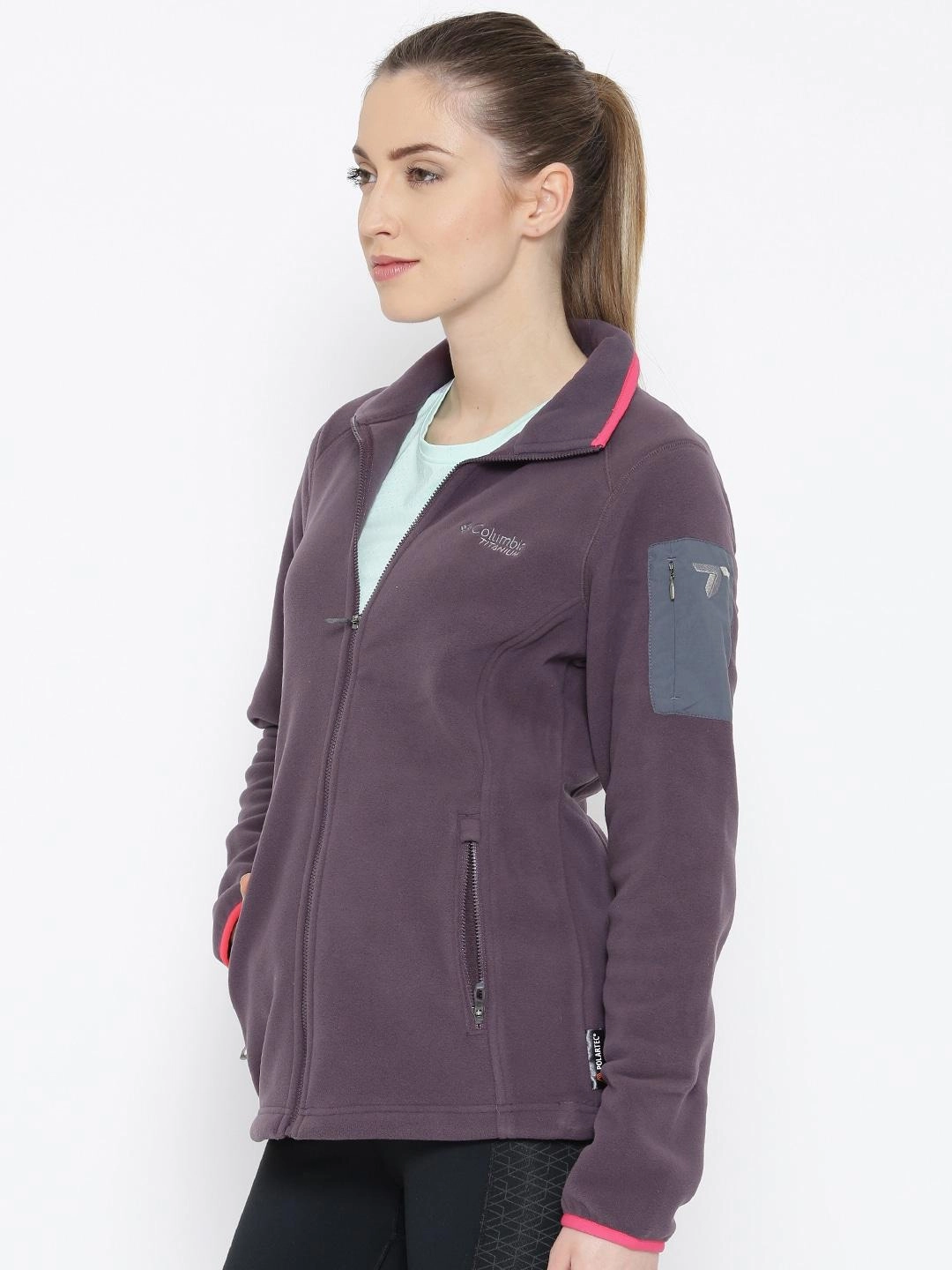 Eider Jackets Columbia Women Blue Titan Pass 2.0 Fleece Jacket