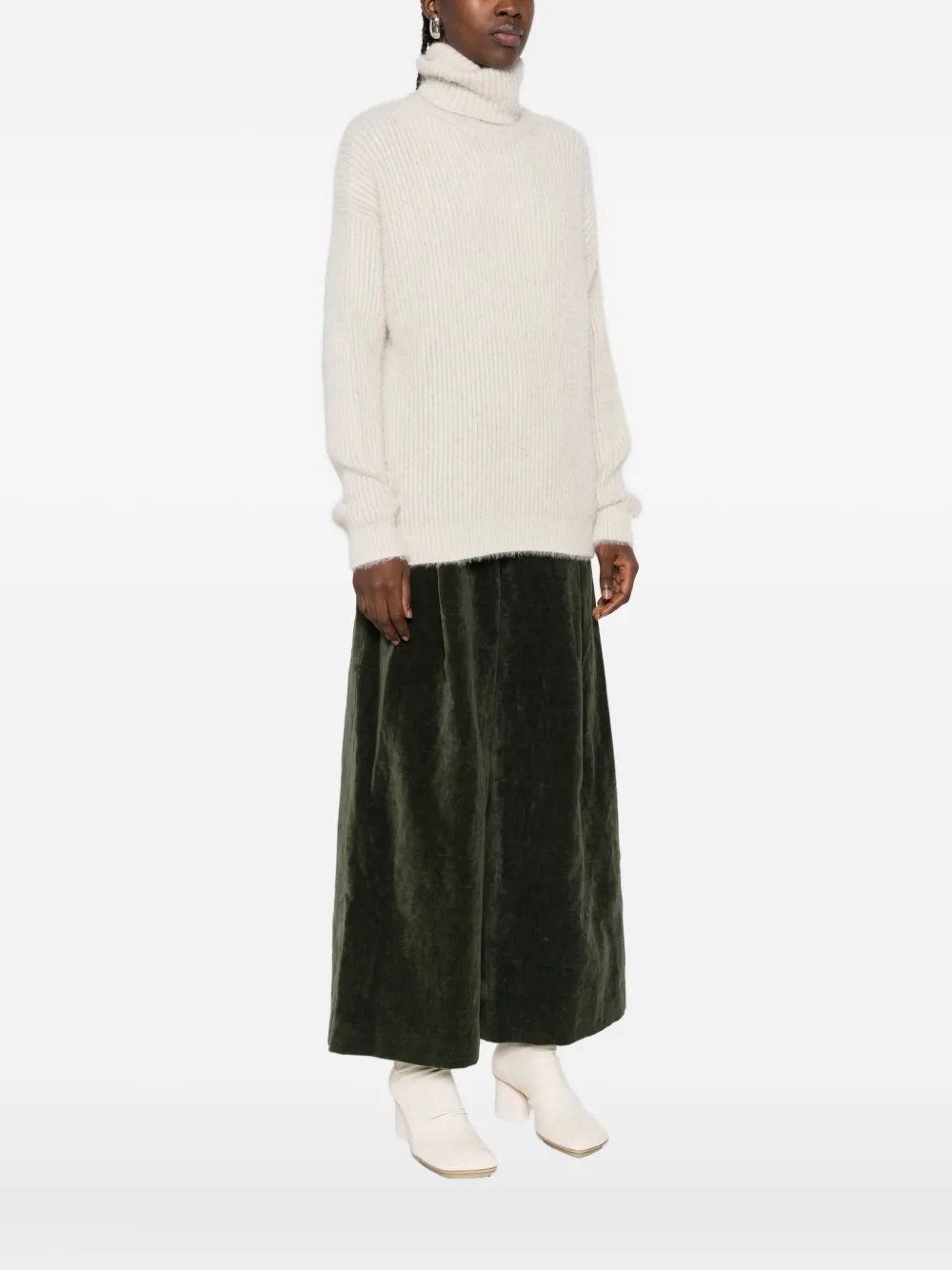 UMA WANG - Women High Neck Top Hudson And Barrow Knitwear