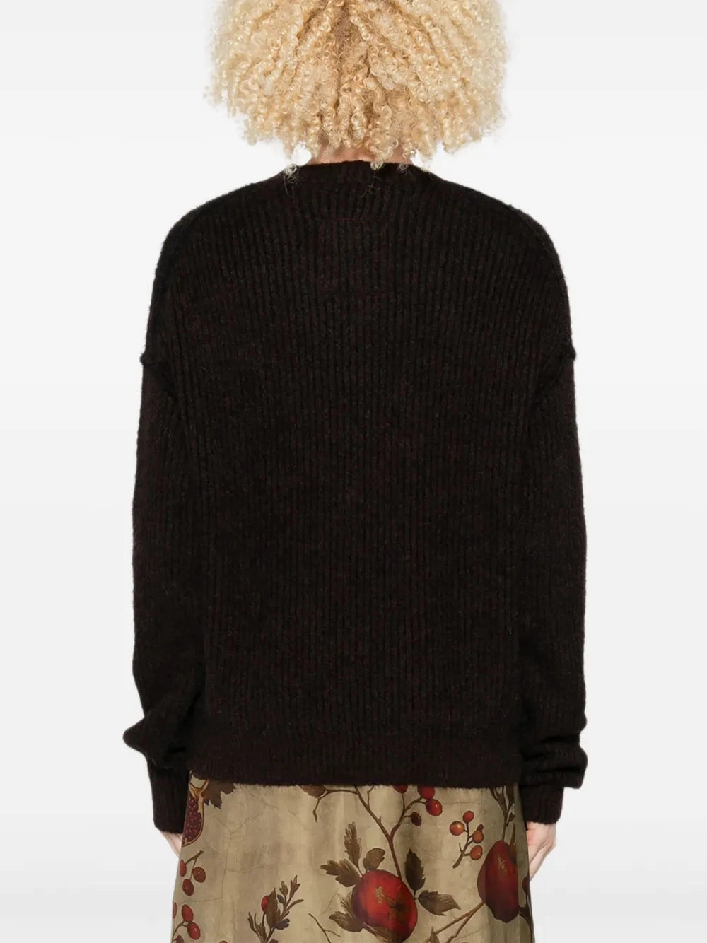 UMA WANG - Women Round Neck Top The Slow Love Knitwear