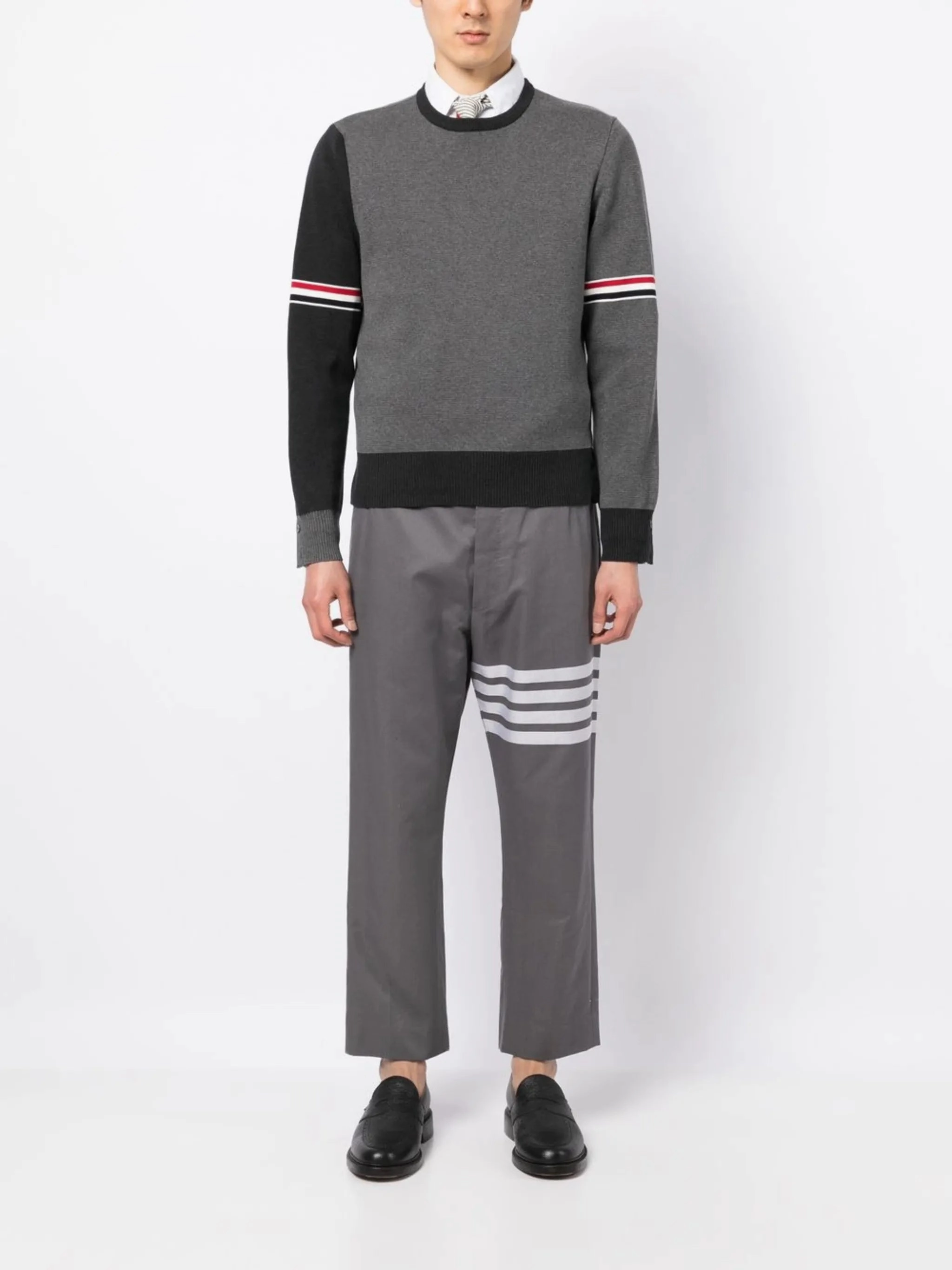 colour-block jumper Agr Knitwear