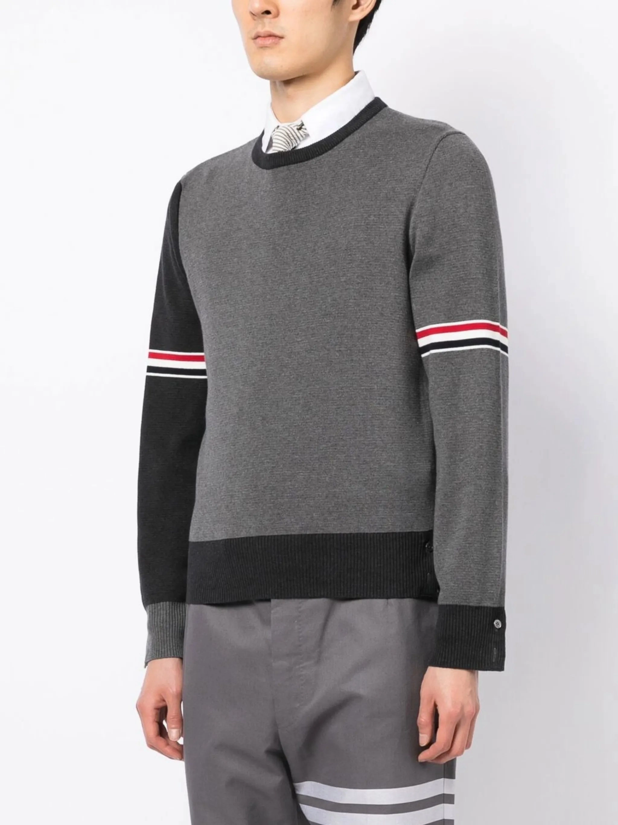 colour-block jumper Volunteer Knitwear All-american Tee