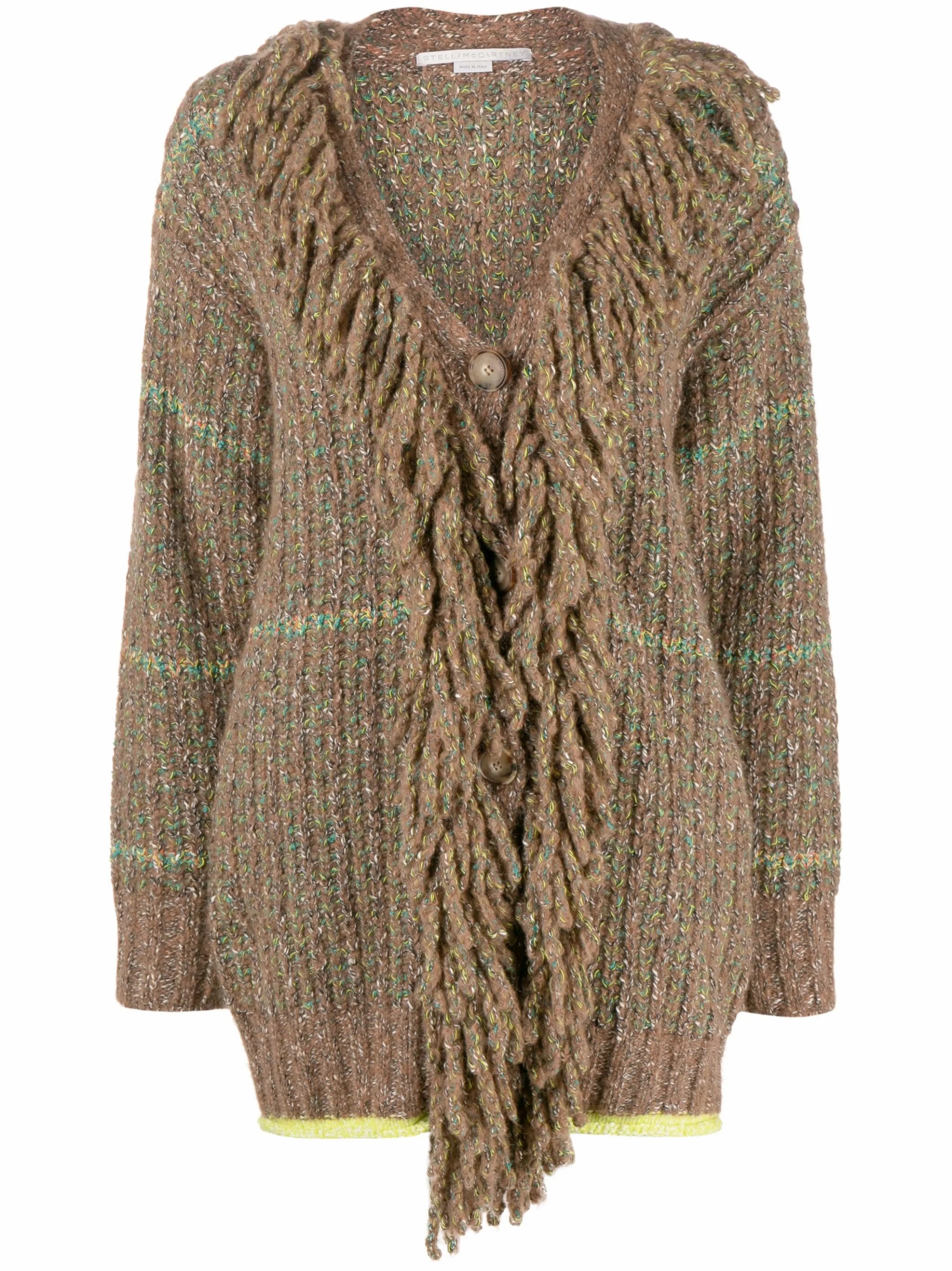 Crew Wool Coats cable-knit tweed cardi-coat