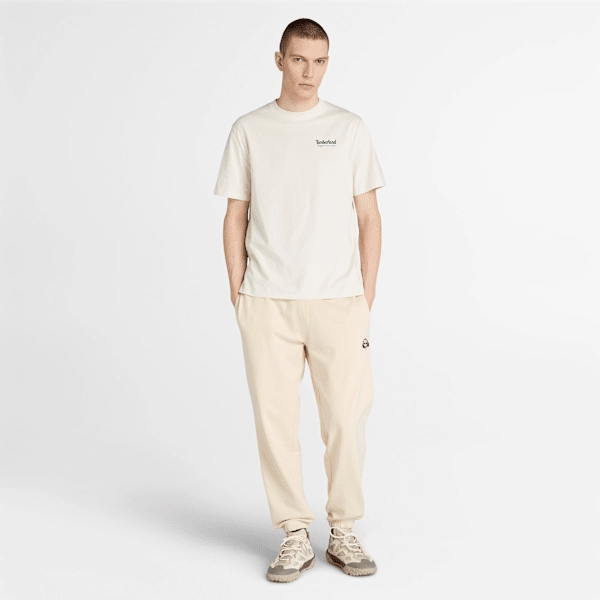 Timberland Rugged Active Gear Back Graphic T-Shirt Vintage White Men'S Family Vacation T Shirts