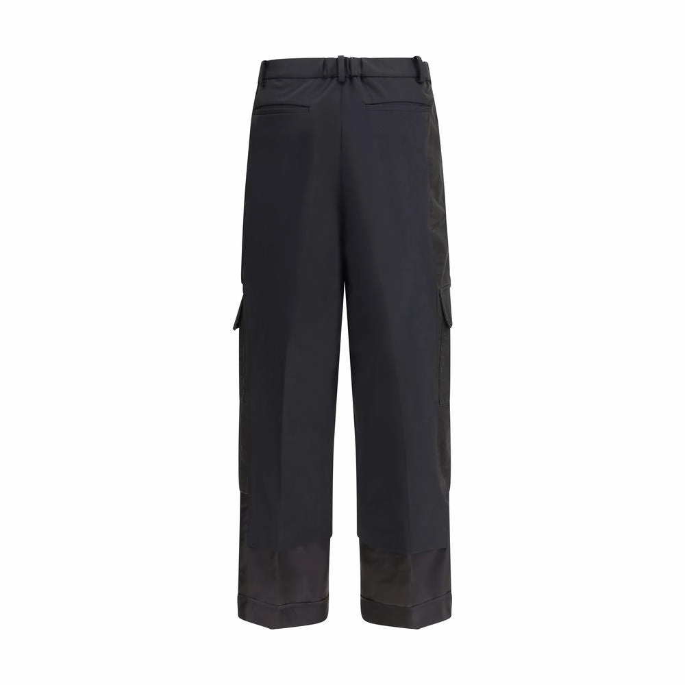 Undercover Black Polyester Cargo Pants Different Cargo Pants