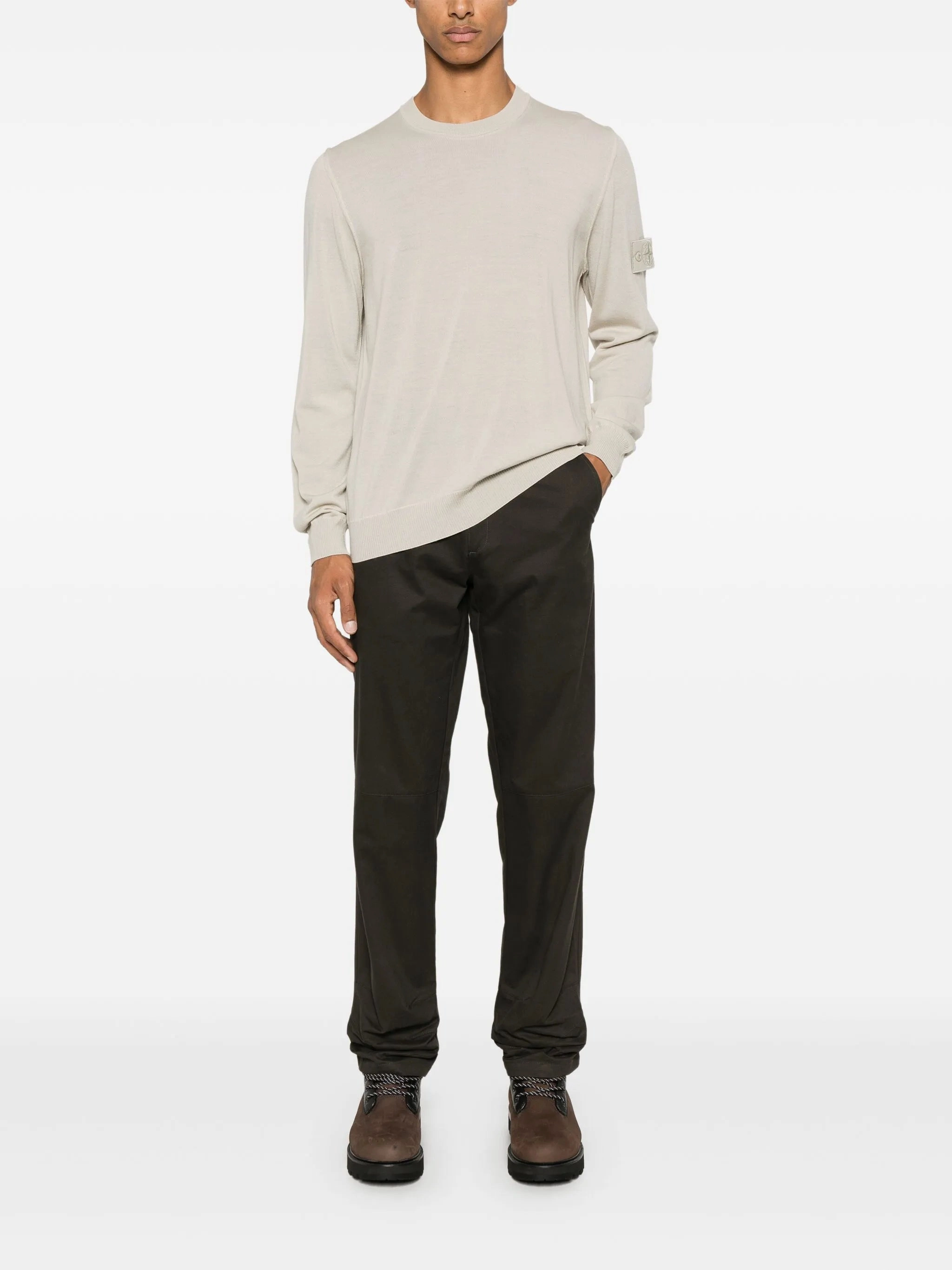 Di Gilpin Knitwear Compass-badge sweater