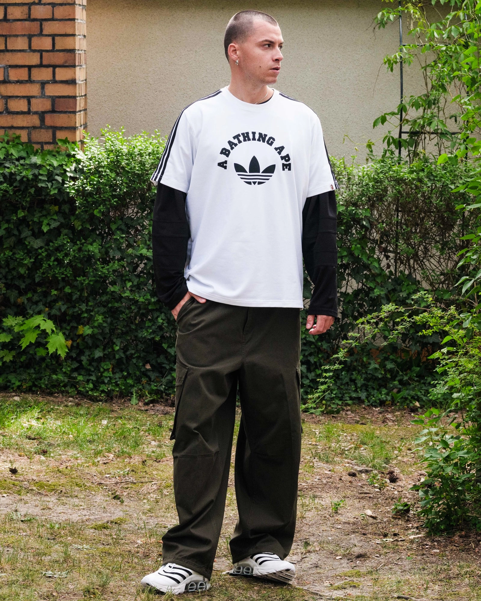 Cargo Pants White Thread Unit Pant