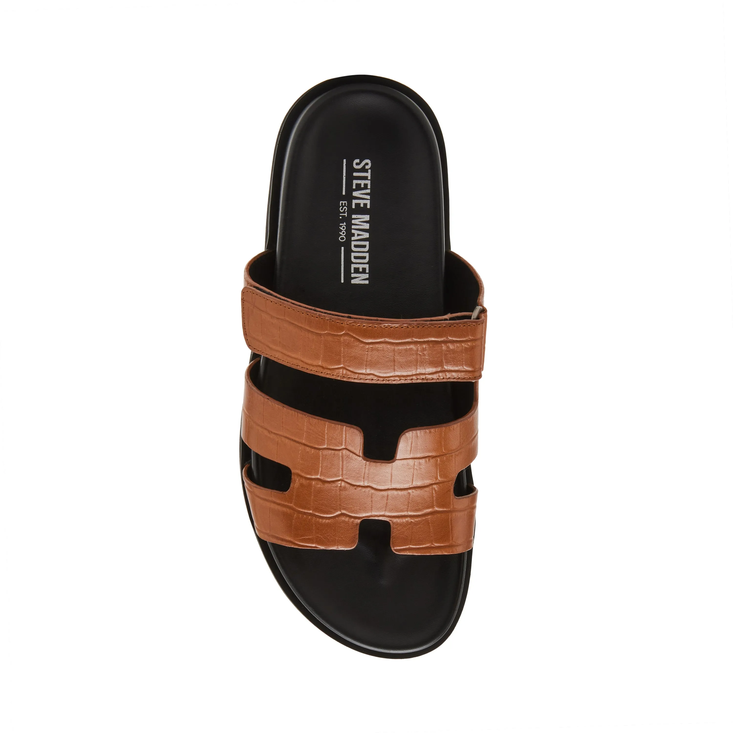 MAIVEN TAN SLIDES Designer Flat Sandals