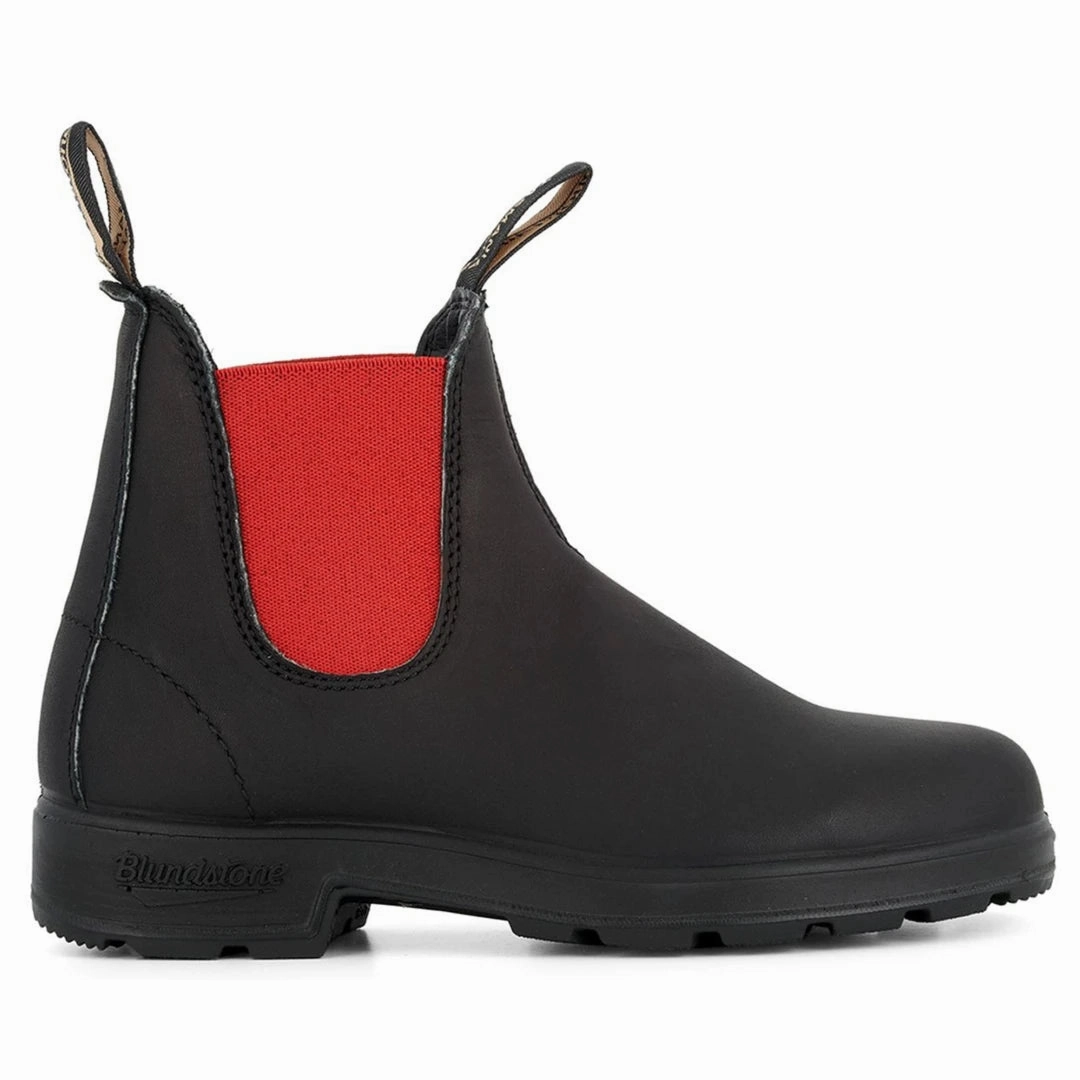 Chelsea Boots Debenhams Bottines Chelsea Blundstone 508 pour homme cuir noir rouge  enfiler style dcontract