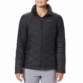 Hooded Rain Jackets Columbia Women Black Heavenly Jacket