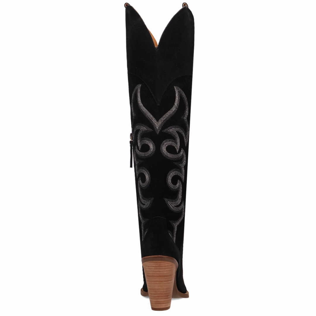 Online Exclusive | Dingo | Primadonna Suede Leather Boot in Black **PREORDER Craft And Glory Boots