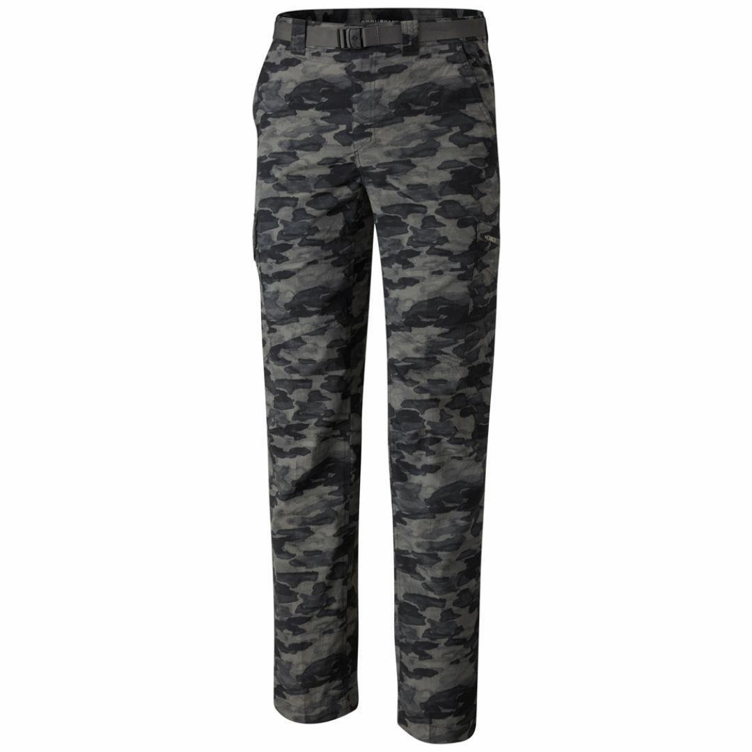 Columbia Men Black Silver Ridge Printed Cargo Pant (Sun Protection) Difference Between Joggers And Cargo Pants