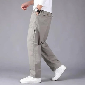 Bane Cargo Pants Utilitarian Men Cargo Pants - Mid-Rise Multiple Pockets