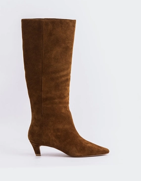 Silver Cowboy Boots Velletri Tan Suede