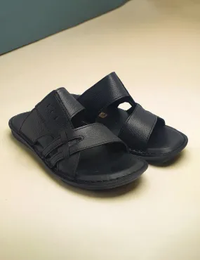 Black  | Slipper for men's Summer Dress Sandals