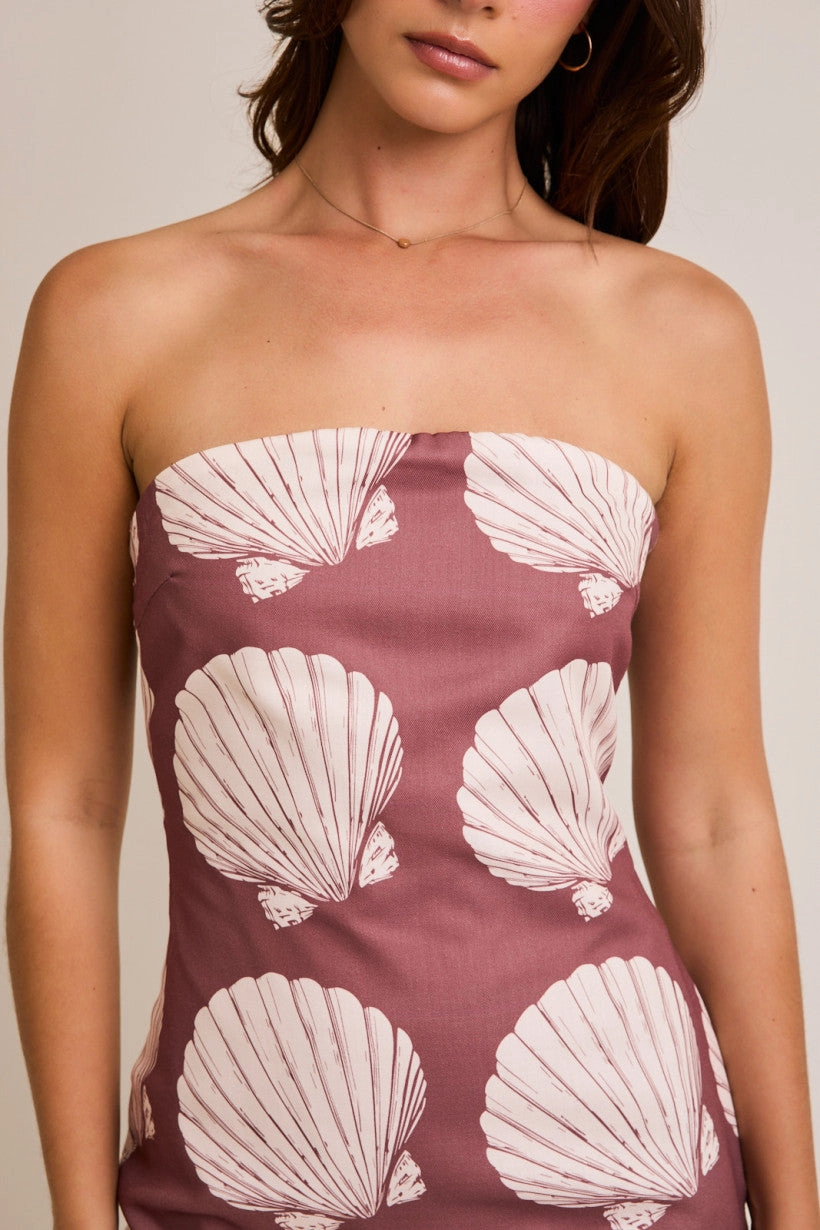 Siren In Shells Woven Mini Dress Twinkle In Her Eye Mini Dress