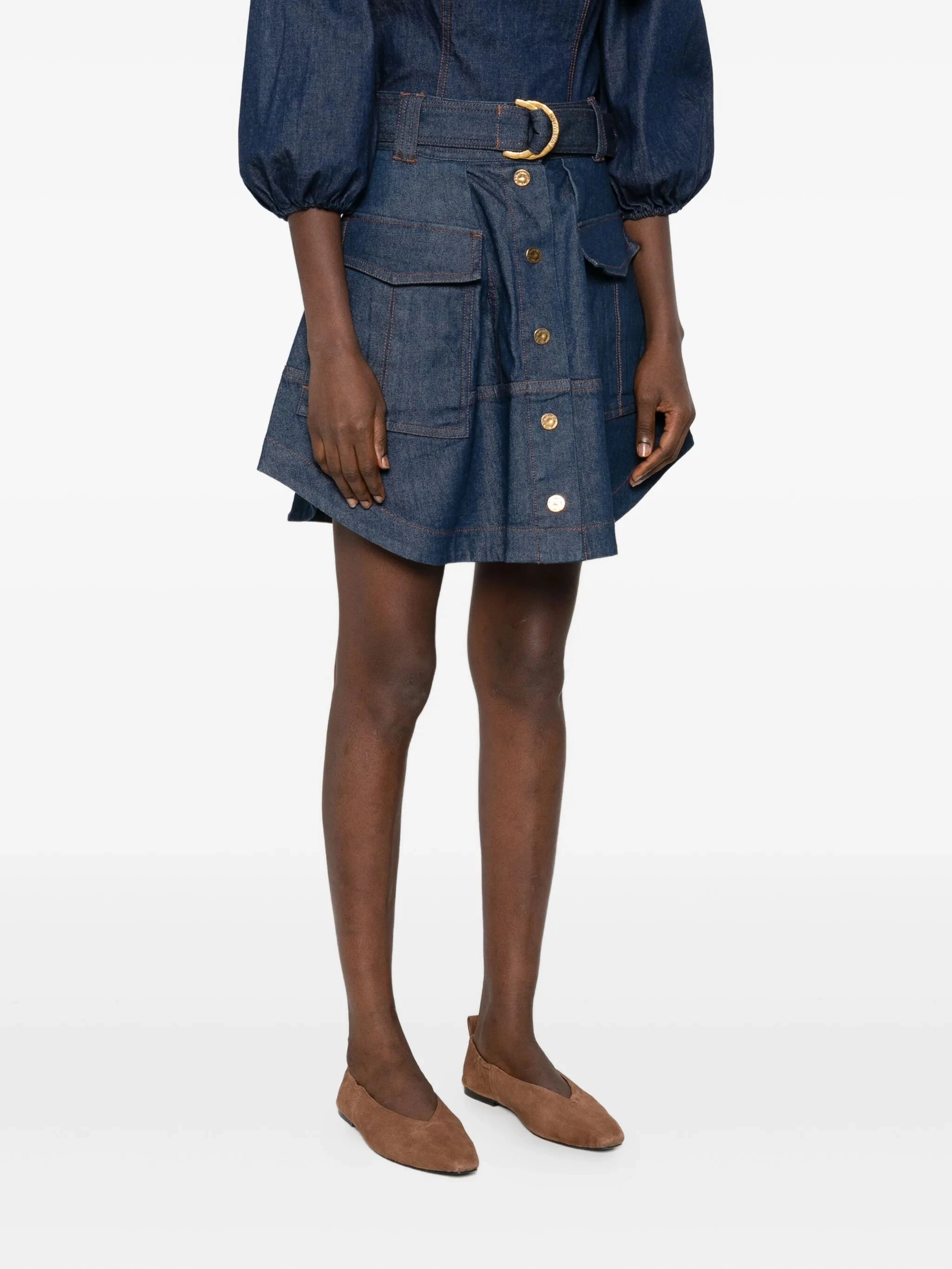 button-fastening cargo skirt Nanette Lepore Dress