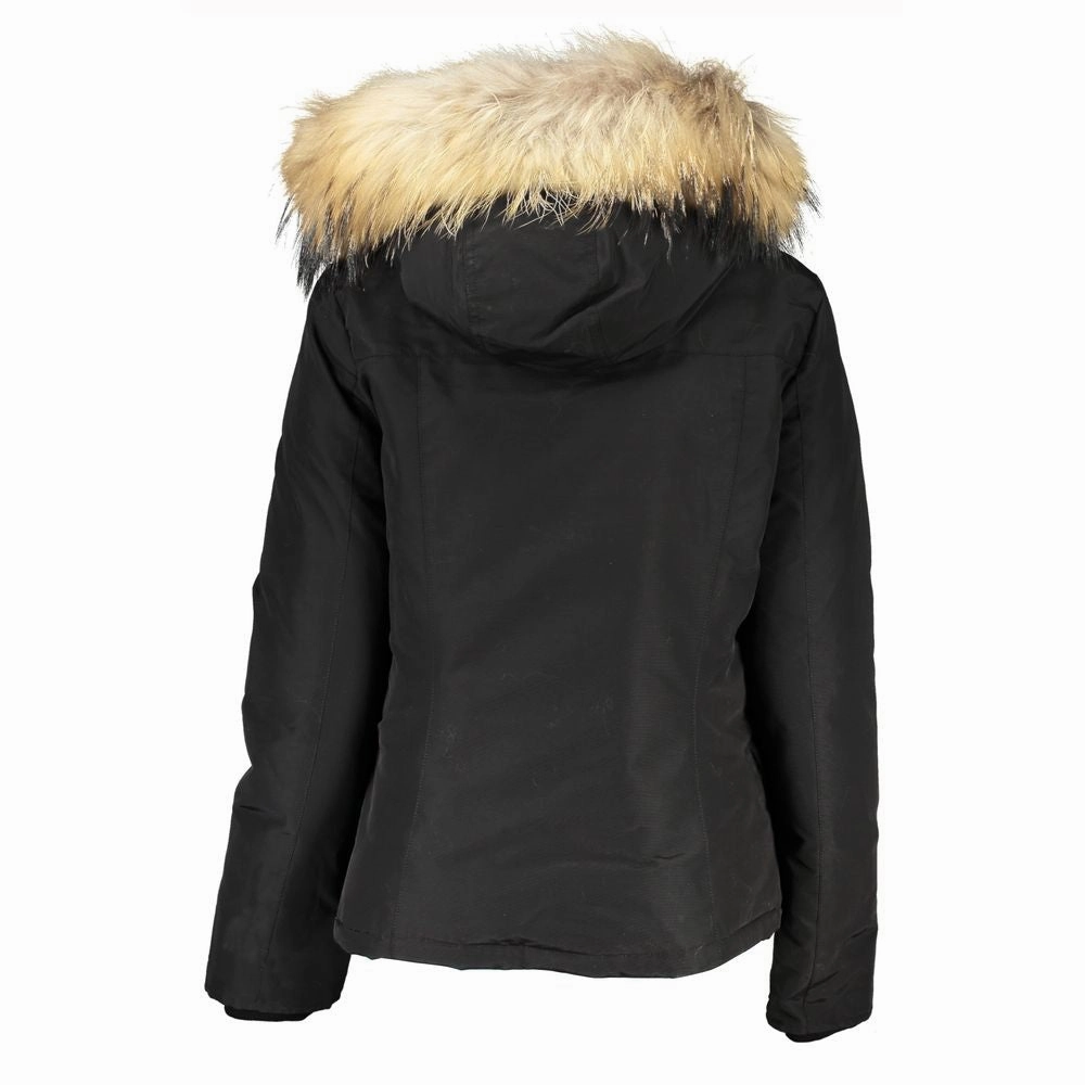 Gallery Jackets Petite Woolrich Black Cotton Jackets & Coat
