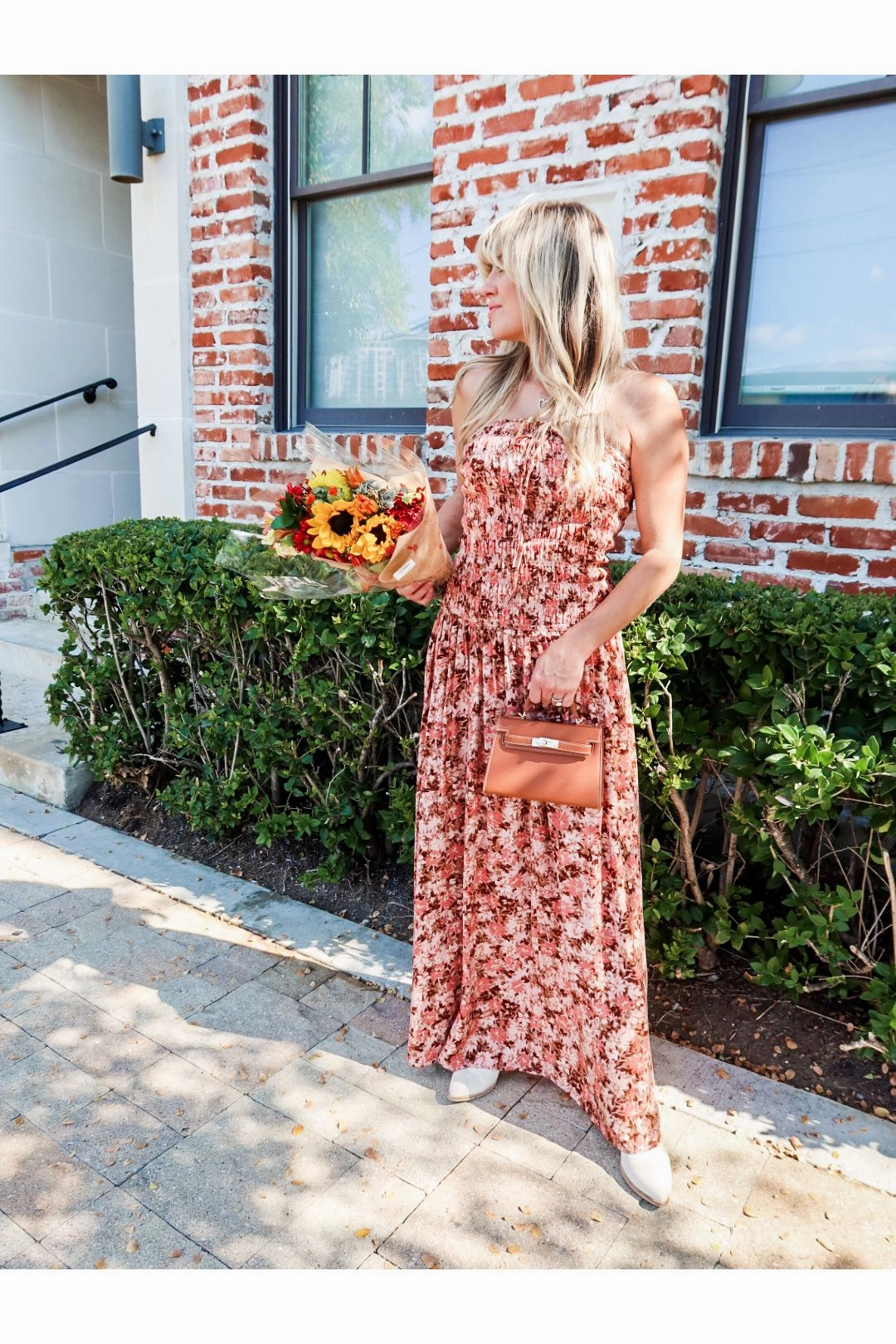 Satin Wrap Belted Maxi Dress Sunset Sonata Maxi Dress