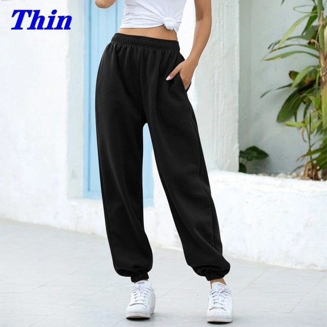 Sweatpants Women Baggy Pants Women Gray Spring Wide Leg Sweat Pants Oversized Joggers Streetwear High Waisted Trousers Women