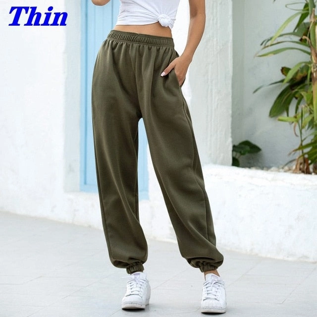 Sweatpants Women Baggy Pants Women Gray Spring Wide Leg Sweat Pants Oversized Joggers Streetwear High Waisted Trousers Women