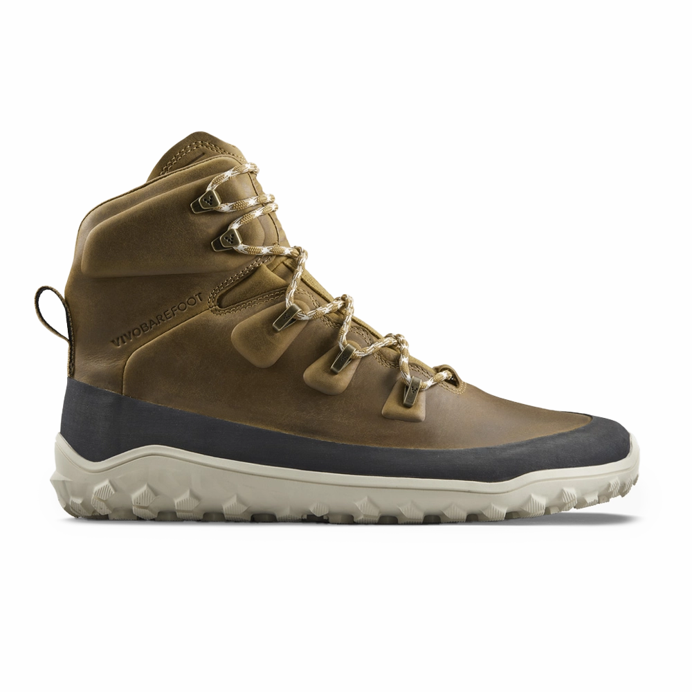 Vivobarefoot Tracker Leather AT Womens Tan Nord Trail Hiking Boots