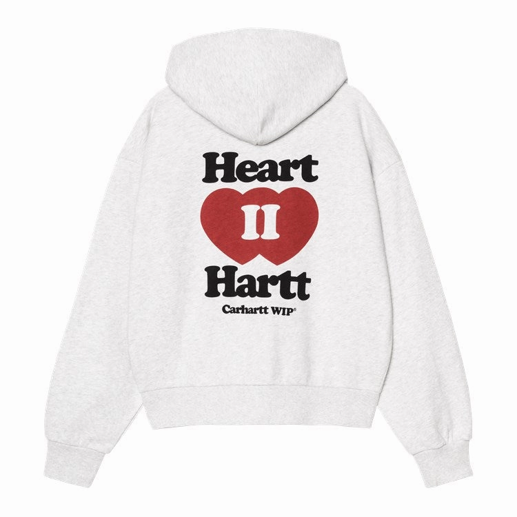 W' Hooded Heart II Hartt Jacket / carhartt wip / ash heather Bengals Sweatshirts